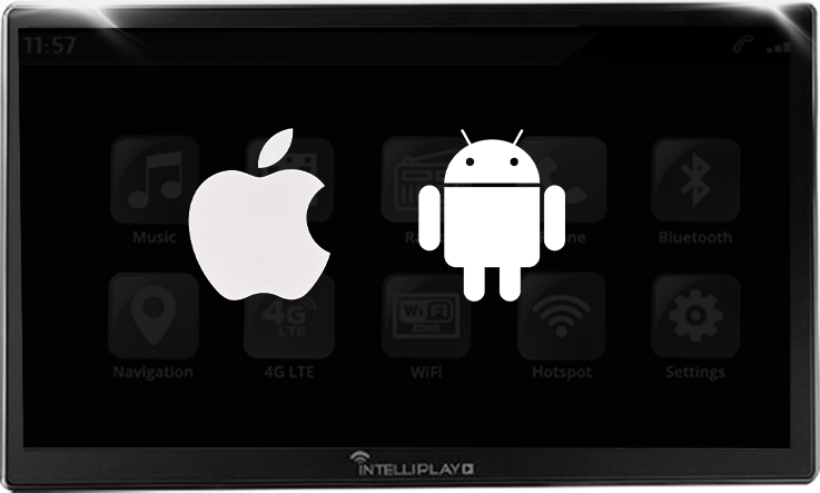 IntelliPlay Lite – 10 inch (2GB/32GB) with 4G SIM, GPS Tracking, Android Auto, Apple CarPlay*, 2 DIN (Frameless) - Image 3